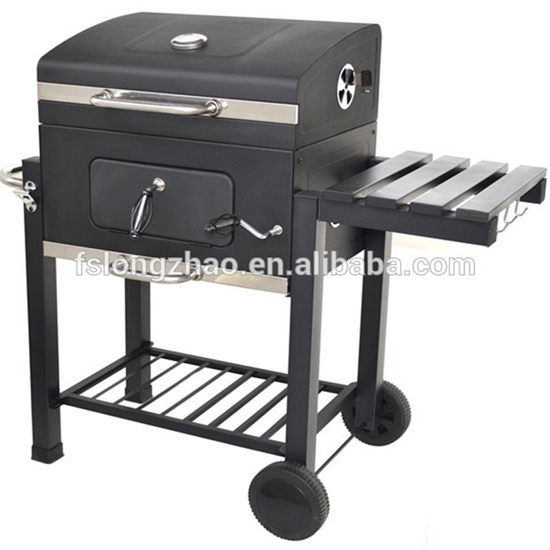 Wózek na zewnątrz przenośny grill na węgiel drzewny