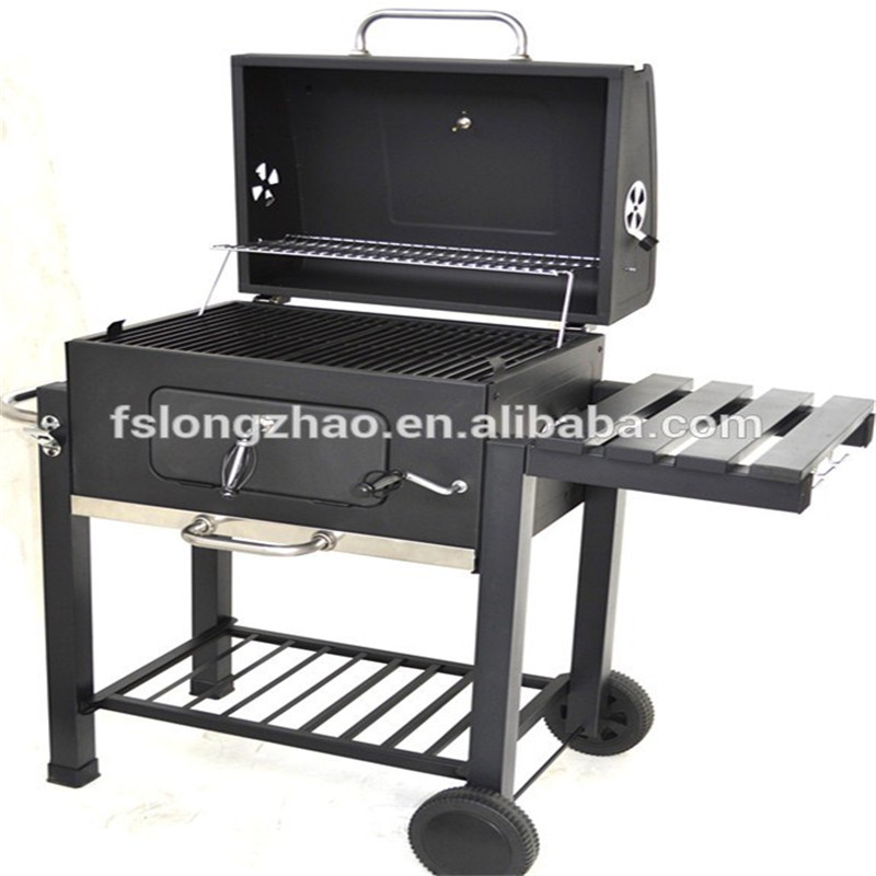 Wózek na zewnątrz przenośny grill na węgiel drzewny