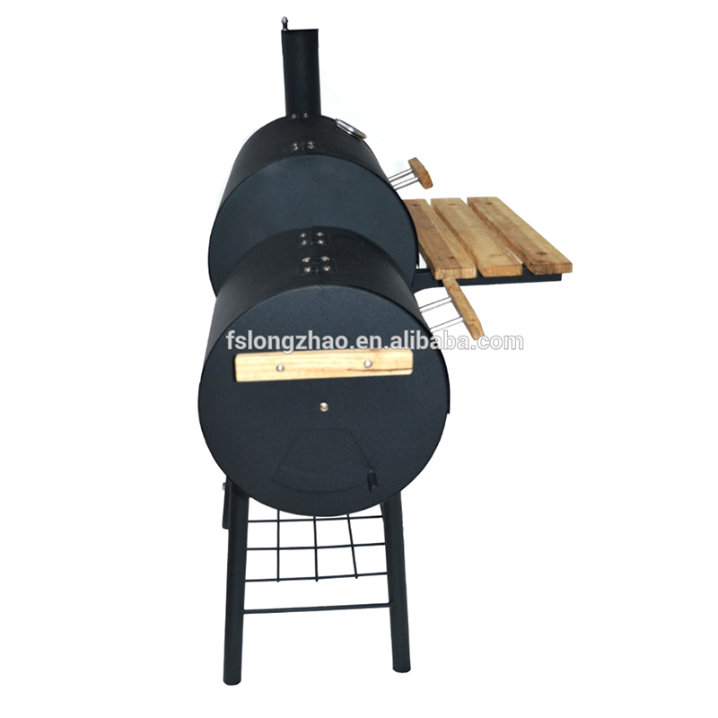 Wysokiej jakości dwu- / podwójny / podwójny grill z palnikiem kominkowym i drewnianym stołem